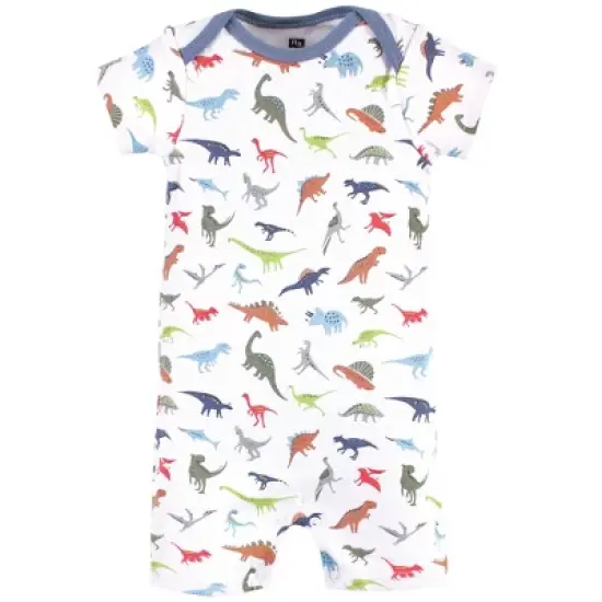 Hudson Baby Infant Boy Cotton Rompers, Dino image {3}
