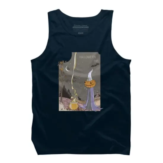 Men's Design By Humans Halloween magic brewery By runcatrun Tank Top image {5}
