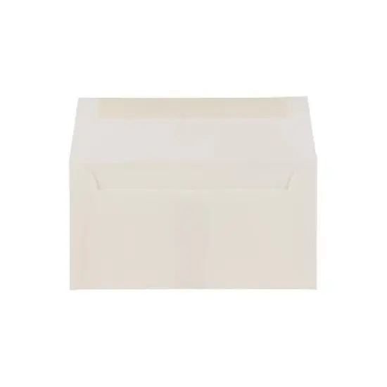 JAM Paper Monarch Strathmore Invitation Envelopes 3.875x7.5 Bright White Wove 196556 image {1}
