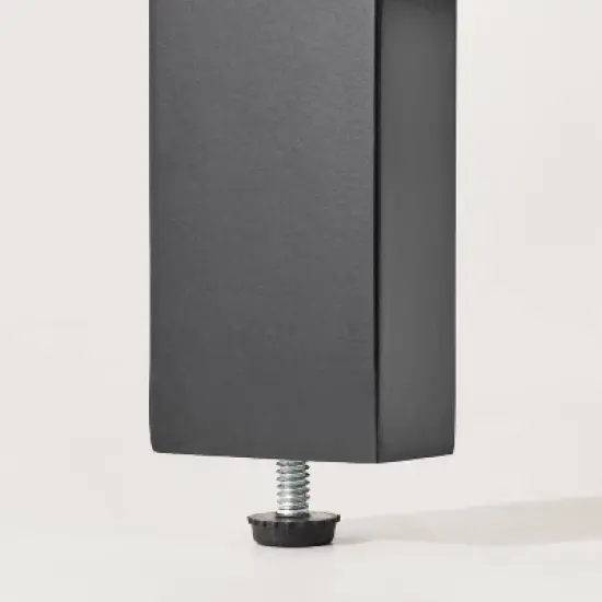 Wood Kitchen Island Table with Storage Black/Natural - Hearth & Hand&trade; with Magnolia image {5}