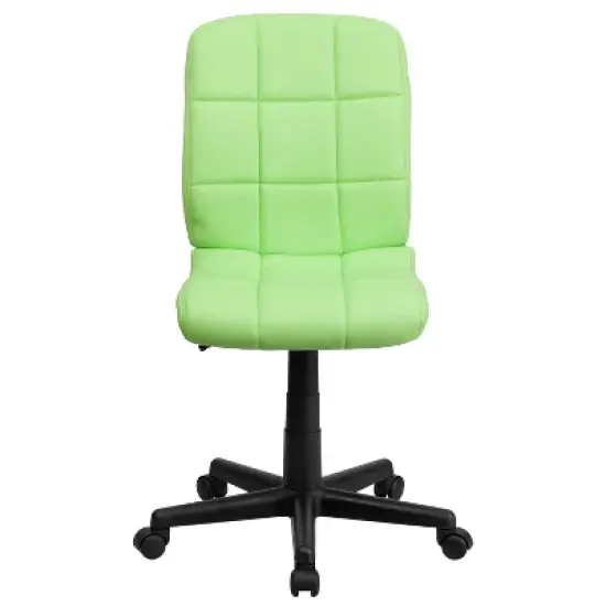 Flash Furniture Mid-Back Quilted Vinyl Swivel Task Office Chair image {8}