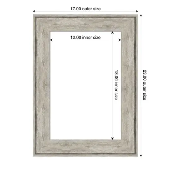 Amanti Art Crackled Metallic Framed Dry Erase Magnetic Board image {4}