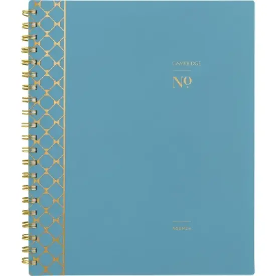 Workstyle Weekly/Monthly Planner, Geometric Artwork, 11 x 9.38, Blue/Gold Cover, 12-Month (Jan to Dec): 2026 image {4}