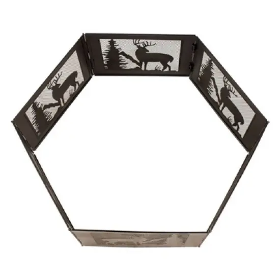 Pleasant Hearth Deer Mountain Folding Fire Ring image {4}