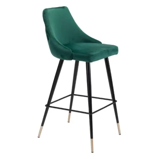 29.5" Luxe Velvet Barstool - ZM Home image {9}