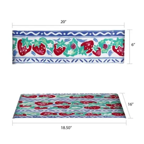 Director's Chair Replacement Canvas Strawberry Park - Flora Home image {2}