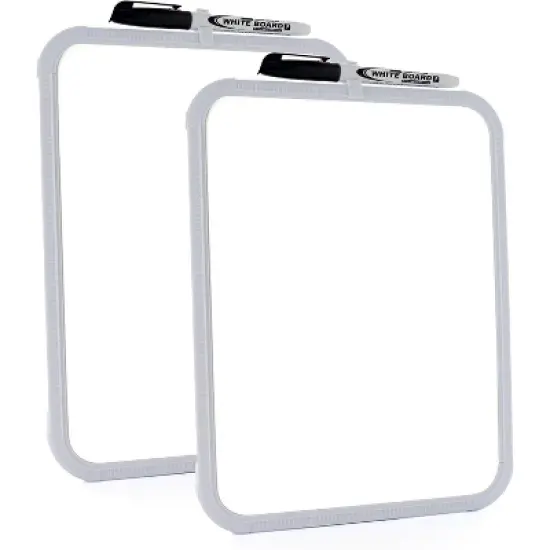 8.5" X 11" Dry Erase Board with Marker Sturdy Frame Mount Horizontally or Vertically Helps You to get Organised by - Emraw image {7}