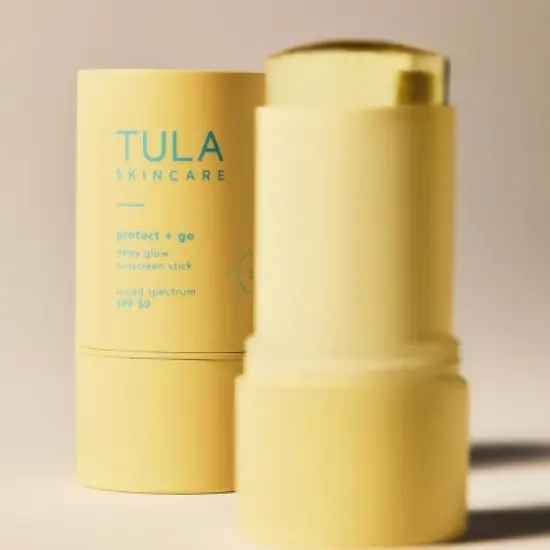 TULA SKINCARE Protect + Go Dewy Glow Sunscreen Stick SPF 50 - 0.5oz - Ulta Beauty image {3}