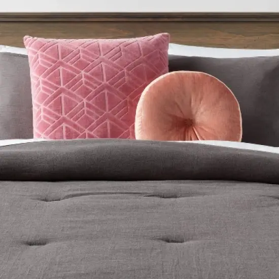 Euro Carved Velvet Jacquard Decorative Throw Pillow - Threshold&trade; image {1}