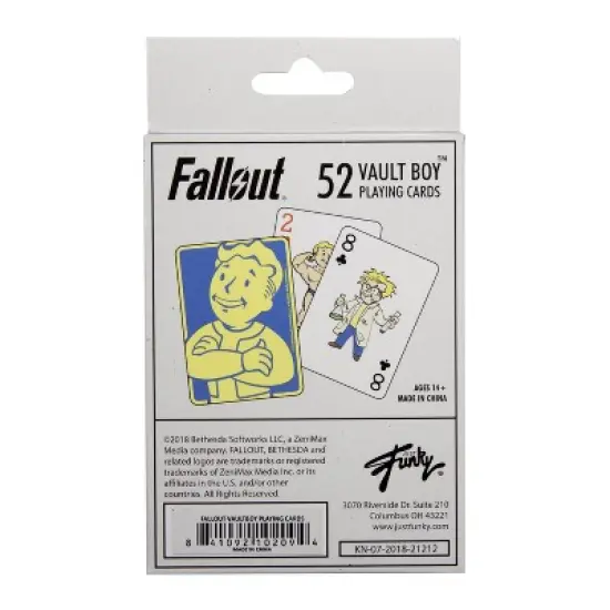 Just Funky Fallout Vault Boy Playing Cards image {2}