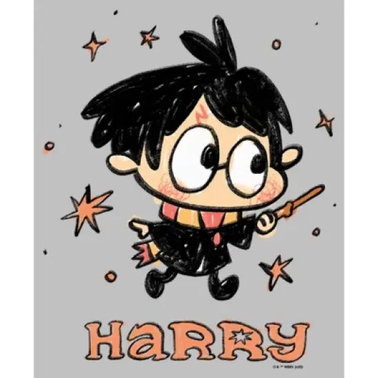 Women's Harry Potter Starry Cartoon Harry T-Shirt image {1}