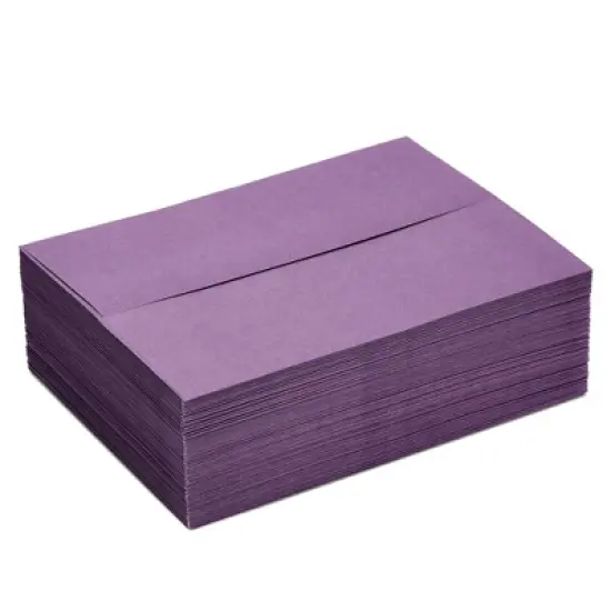 Paper Junkie 100 Pack Purple Envelopes 7 x 5", A7 Size for Greeting Cards, Mailing, Wedding Invitations image {5}