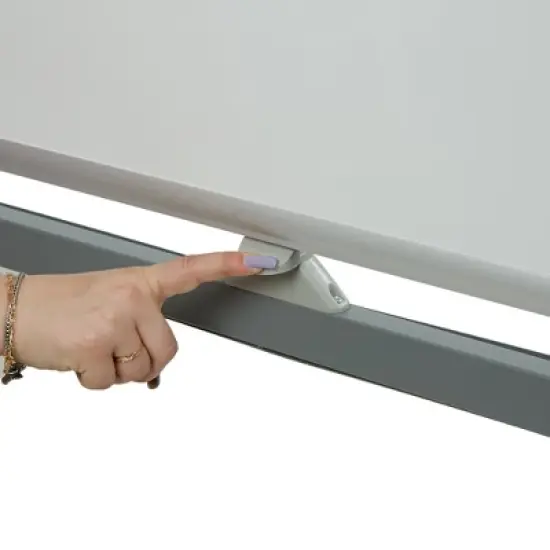 Mind Reader Portable Magnetic Dry Erase Double Sided Easel, White image {4}