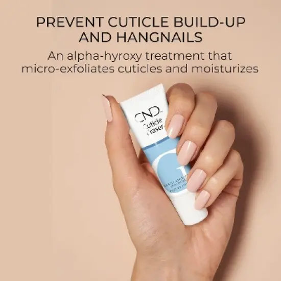 CND Cuticle Eraser | Gentle Exfoliator | Micro-Exfoliates | Rich Creamy Blend | Helps prevent hangnails | (0.5 oz) for Nail Cuticles image {2}