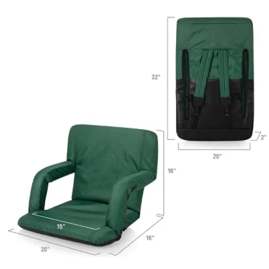 Picnic Time Ventura Stadium Seat - Hunter Green image {8}