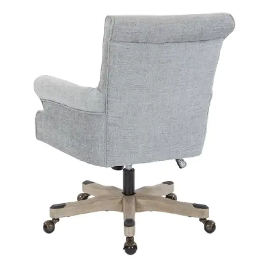Megan Office Chair with Gray Wash Wood - OSP Home Furnishings image {3}
