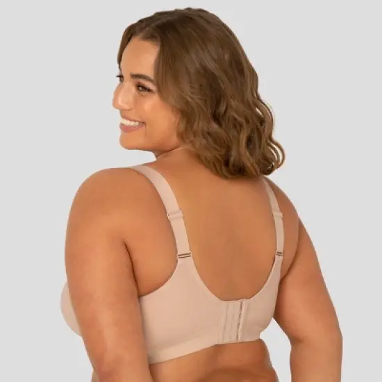 Fit For Me by Fruit of the Loom Womens Plus Size Beyond Soft Cotton Wireless Bra image {1}