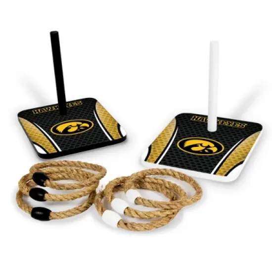 NCAA Iowa Hawkeyes Solid Wood Quoits Toss Game image {4}