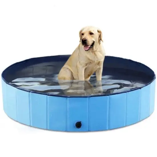 MOVSSOU Pet Dog Pool Bath Swimming Tub Foldable image {5}