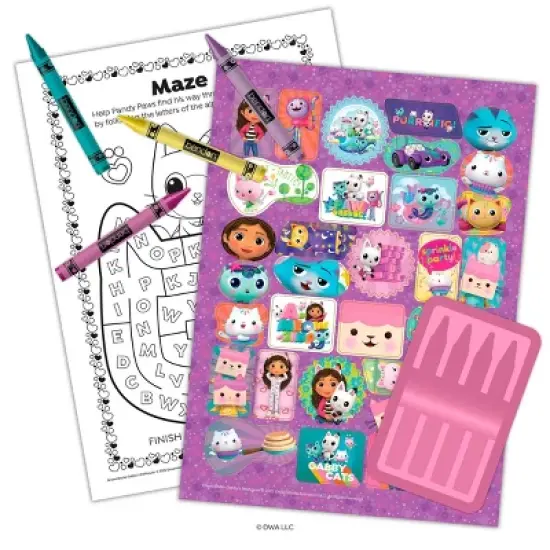 Gabby's Dollhouse Coloring Book with Crayons image {3}