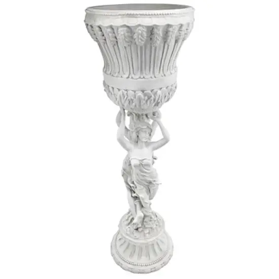 Design Toscano Les Filles Joyeuses Neoclassical Pedestal Urn image {2}
