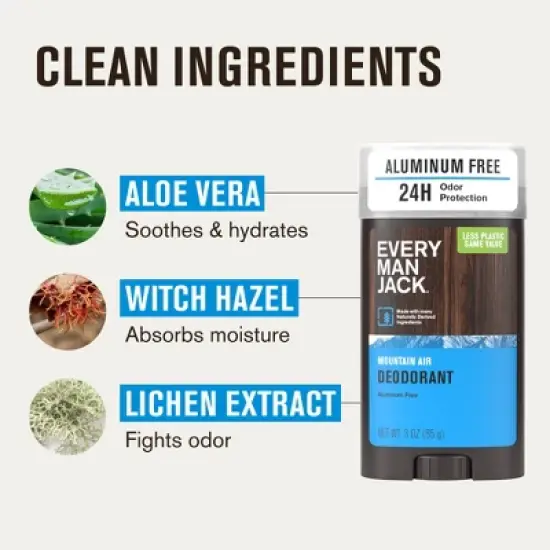 Every Man Jack Deodorant - Mountain Air - 3oz image {6}