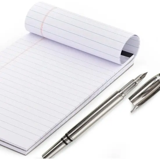 Enday Legal Pads 8.5 x 11 Inch, (12 Pack) 50 Sheets per Notepad, Note Pads, Legal Ruled Writing Pad with Perforated Pages image {2}