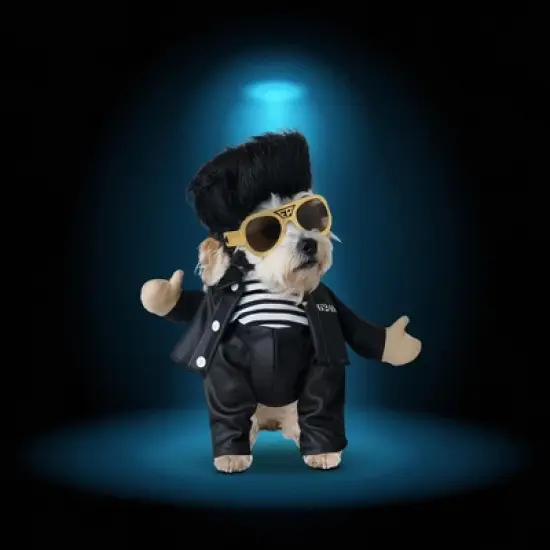 Elvis Jailhouse Rock Pet Costume image {1}