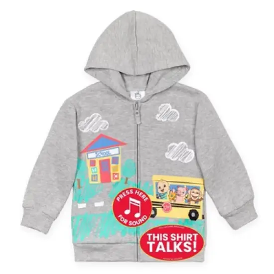 CoComelon JJ Fleece Zip Up Hoodie Toddler image {3}