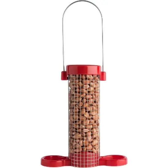Jacobi Jayne Small Red Get Set Go! Peanut Bird Feeders image {1}