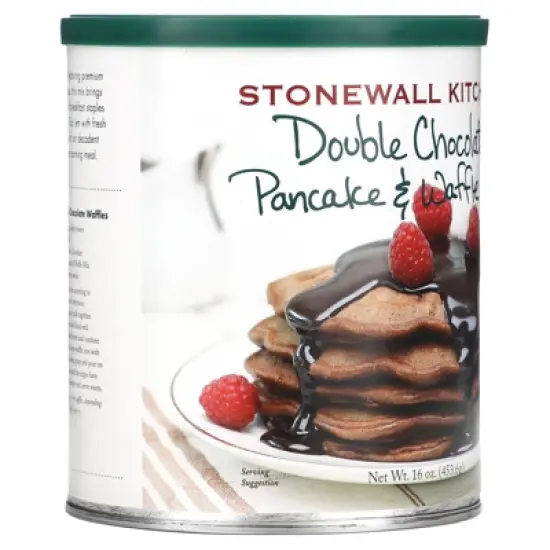 Stonewall Kitchen Double Chocolate Pancake & Waffle Mix, 16 oz (453.6 g) image {3}