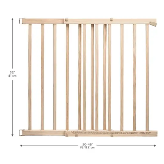 Evenflo Top-of-Stair Extra Tall Wood Gate image {3}