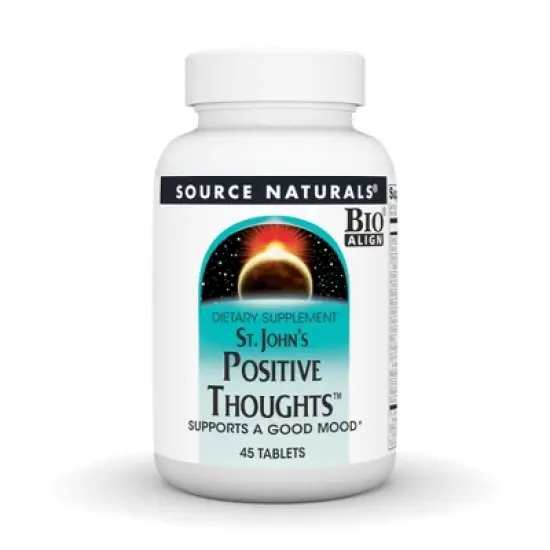 Positive Thoughts St. John's Wort Complex by Source Naturals, Inc.  -  45 Tablet image {3}