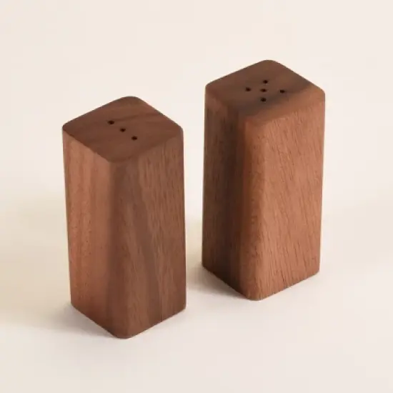 Kalmar Home Acacia Wood Salt & Pepper Shakers image {3}