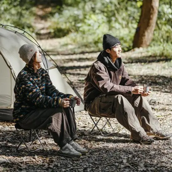 Naturehike,Folding Camping Stool,Portable Mini Camping Chair, Lightweight Aluminium Alloy Chair, Small Backpacking Stool with Thickened Seat Cushion image {3}