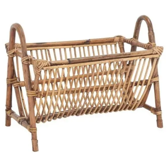 Jove Newspaper Rack - Natural - Safavieh image {2}