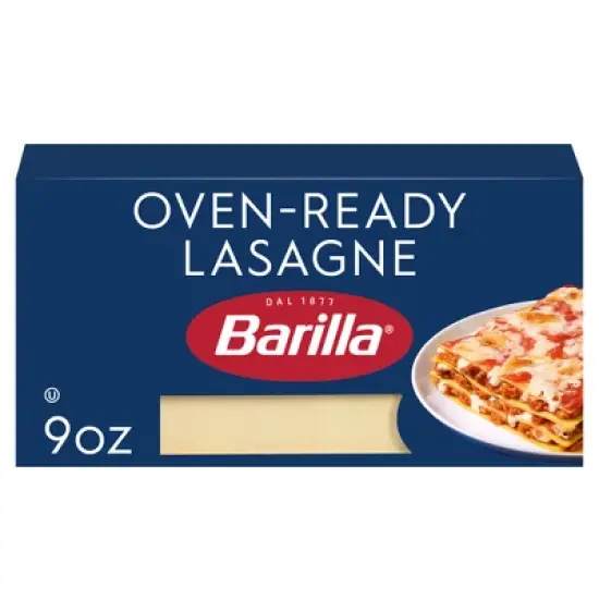 Barilla Oven Ready Lasagna Pasta - 9oz image {9}
