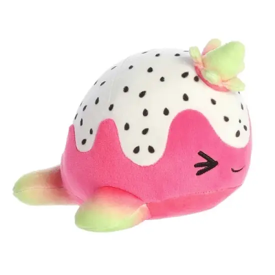 Aurora Small Dragon Fruit Nomwhal Tasty Peach Enchanting Stuffed Animal Pink 7" image {2}