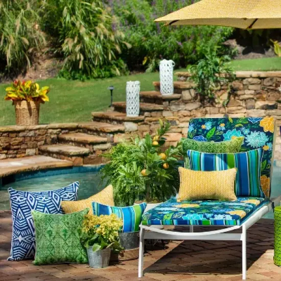 Outdoor/Indoor Rectangular Throw Pillow Set of 2 - Pillow Perfect image {6}