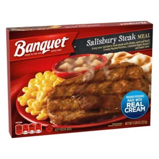 Banquet Frozen Salisbury Steak Meal - 11.88oz image {1}