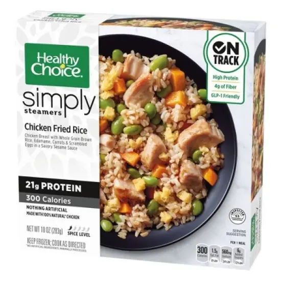 Healthy Choice Simply Steamers Frozen Chicken Fried Rice - 10oz image {1}