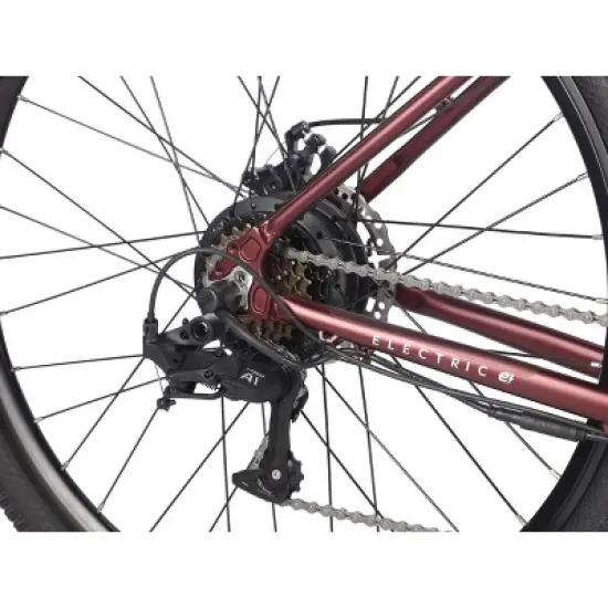 Schwinn Regent 27.5" Adult Hybrid Bike - Dark Red image {4}