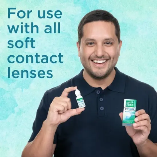 Opti-Free PureMoist Contact Lens Rewetting Drops - 0.4 fl oz image {2}