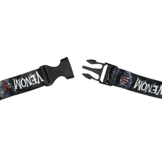 Marvel Venom Wrist Strap Lanyard for Keys with 2" Rubber Keychain image {3}