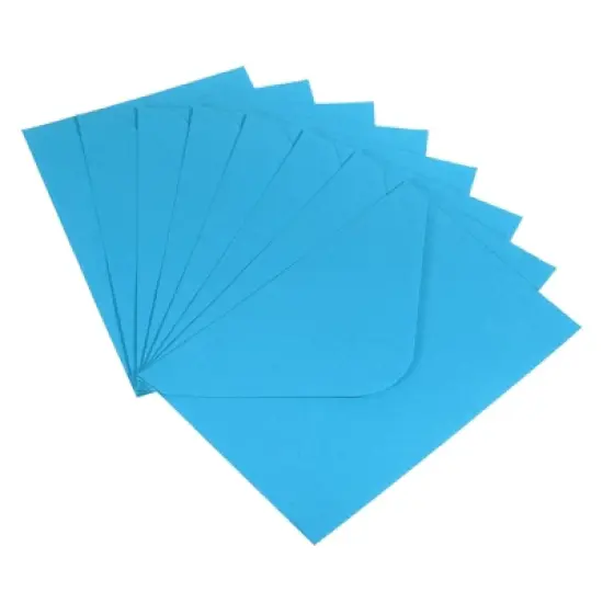 Unique Bargains Blank Paper Mini Vintage DIY Greeting Card Envelope 50 Pcs image {6}