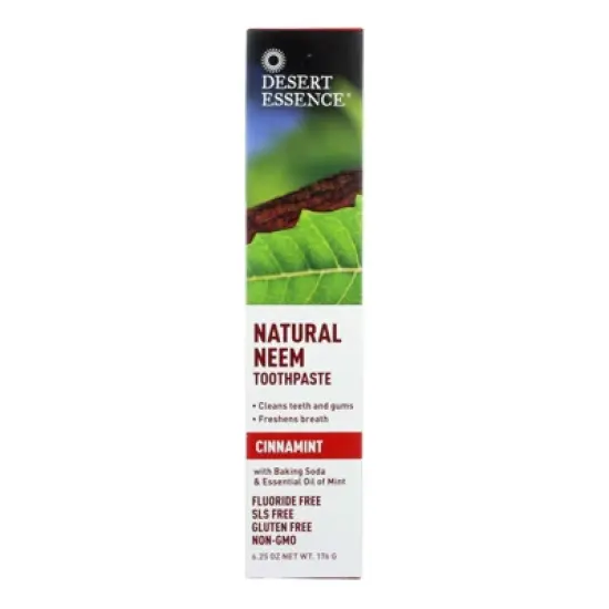 Desert Essence Cinnamint Natural Neem Toothpaste - 6.25 oz image {5}