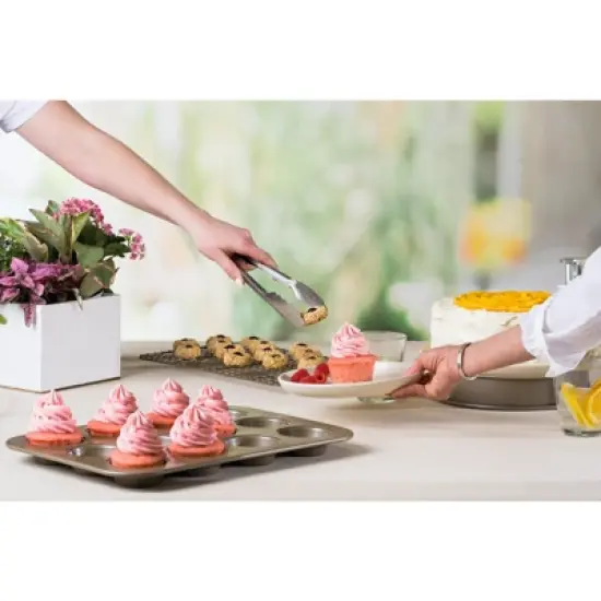 Cuisipro 12 Inch Stainless Steel Locking Tongs image {5}