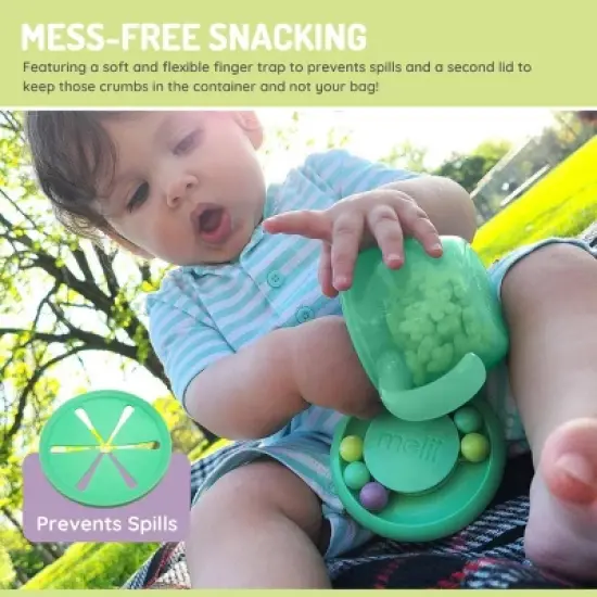Melii Abacus Snack Container - 11.5 fl oz - Mint image {3}
