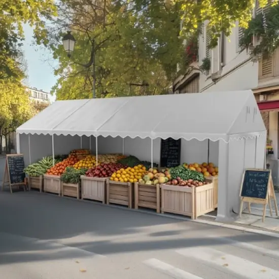 Captiva Designs 13&rsquo;x26&rsquo; & 13&rsquo;x32&rsquo; Heavy-Duty Canopy Tents &ndash; Waterproof, UV Resistant with Vents & Sidewalls for Events, Markets, Weddings, and Parties image {15}