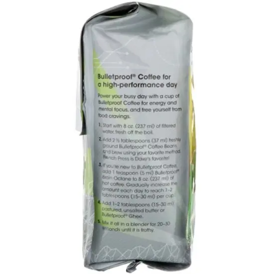 BulletProof Coffee, The Mentalist, Whole Bean, Medium-Dark Roast, 12 oz (340 g) image {2}